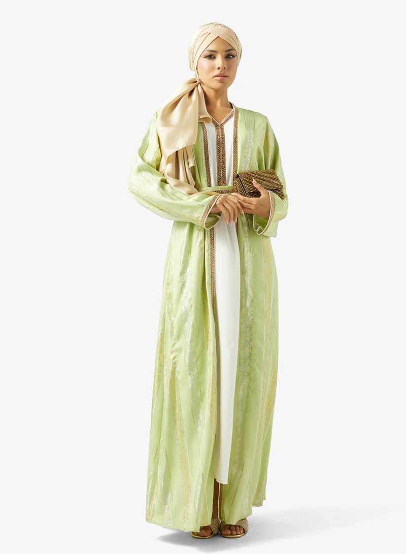 ARABIAN CLOSET  LADIES ABAYA 2 PIECE WITH BELT for Women | Best Price UAE
